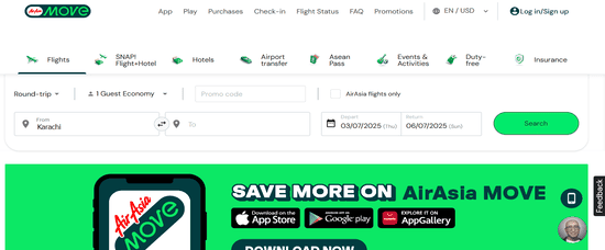 AirAsia Website