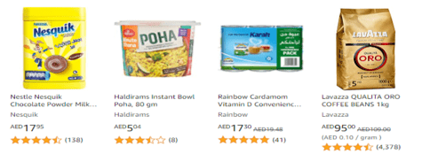 You can shop online for the Grocery prerequisites from Amazon as it has got an extensive collection of this category as well.