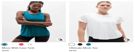 Tops Athleta