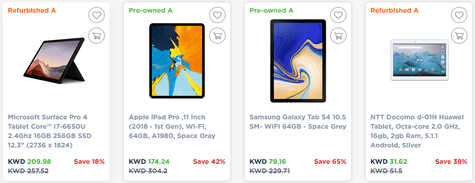 In only a few clicks, you can get the most up-to-date tablets from Cartlow