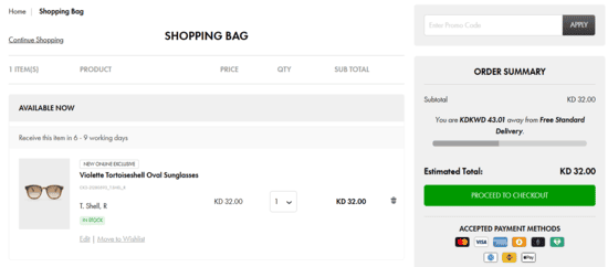 Charles & Keith discount applied
