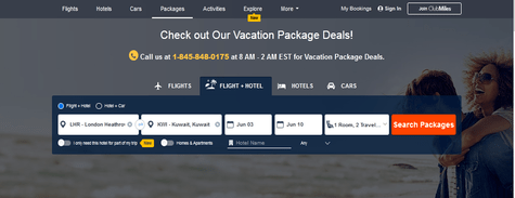 CheapOair Packages