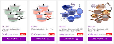 You can get the most incredible quality cookware sets and utensils through the Citruss online store.