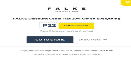 FALKE Copy Promo