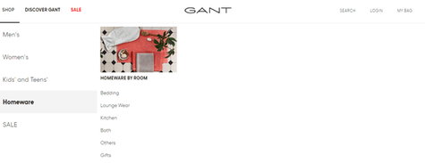 Gant Homeware items 