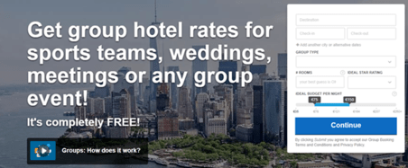 Hotels.com Group Booking