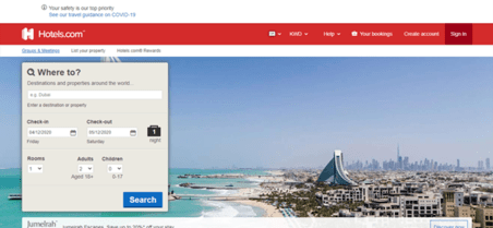 Hotels.com UAE