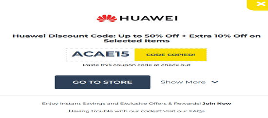 Huawei Copy Promo