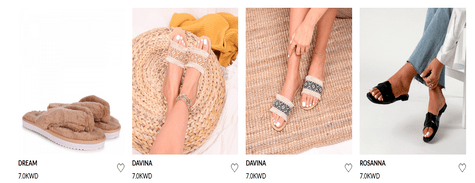 Whenever you shop from the Linzi, do not forget to check its Sandals collection