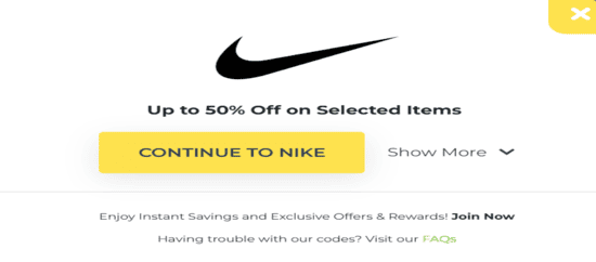 Nike Copy Promo