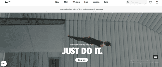 Nike Website