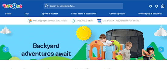 Toys R Us Official website