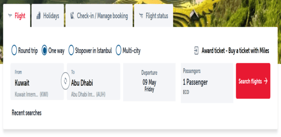 Turkish Airlines Product