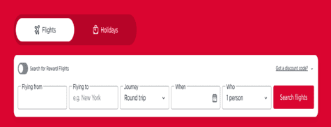 Flights Virgin Atlantic