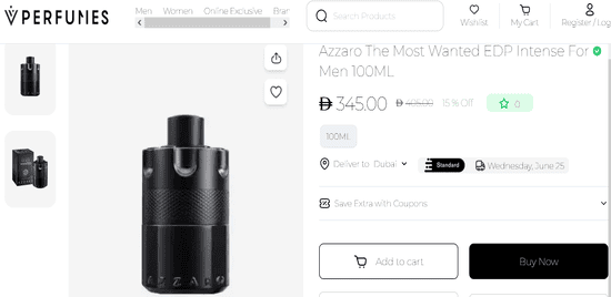 V Perfumes Product